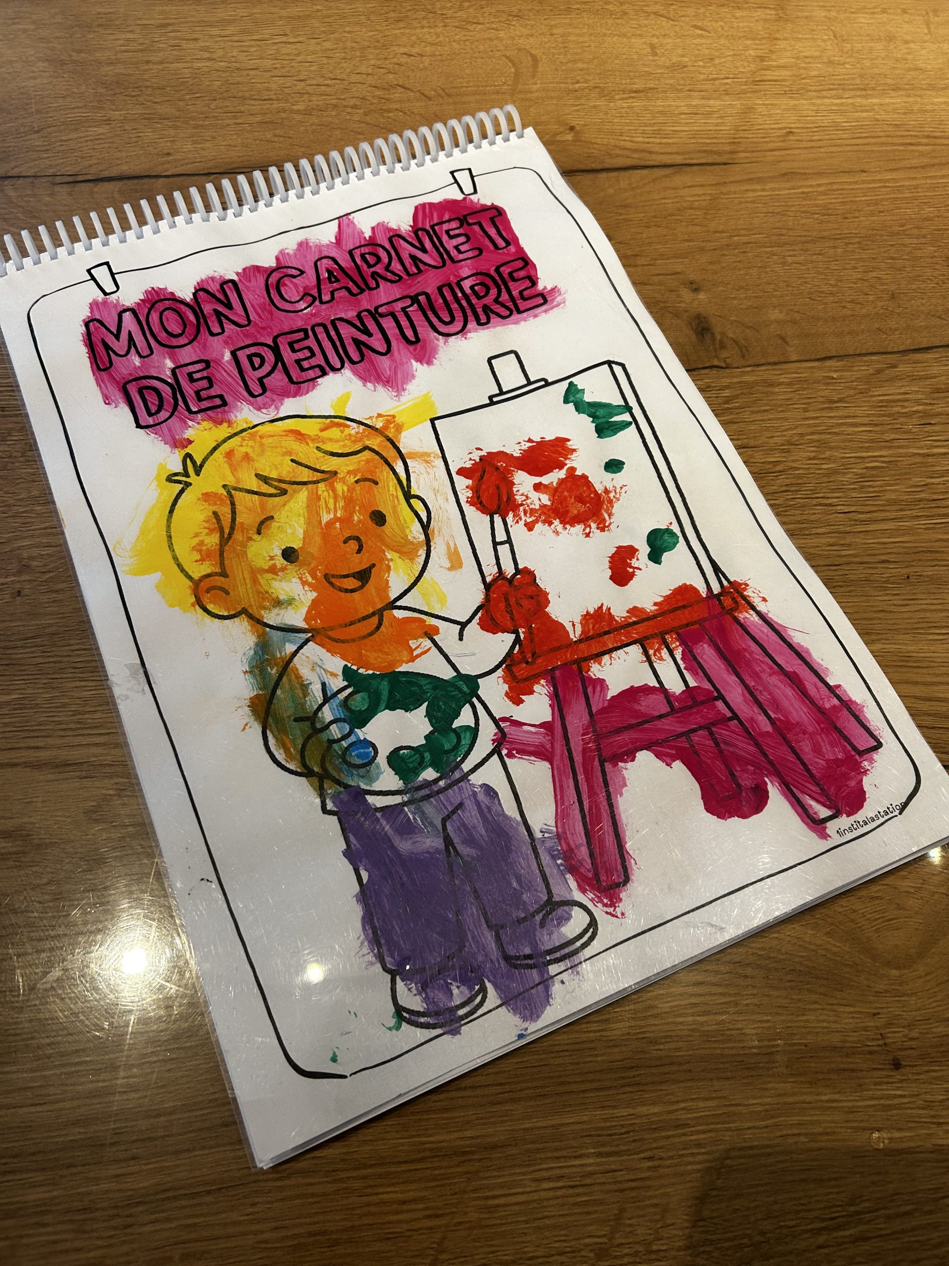 Carnet de peinture Accueil-M1/TPS-PS