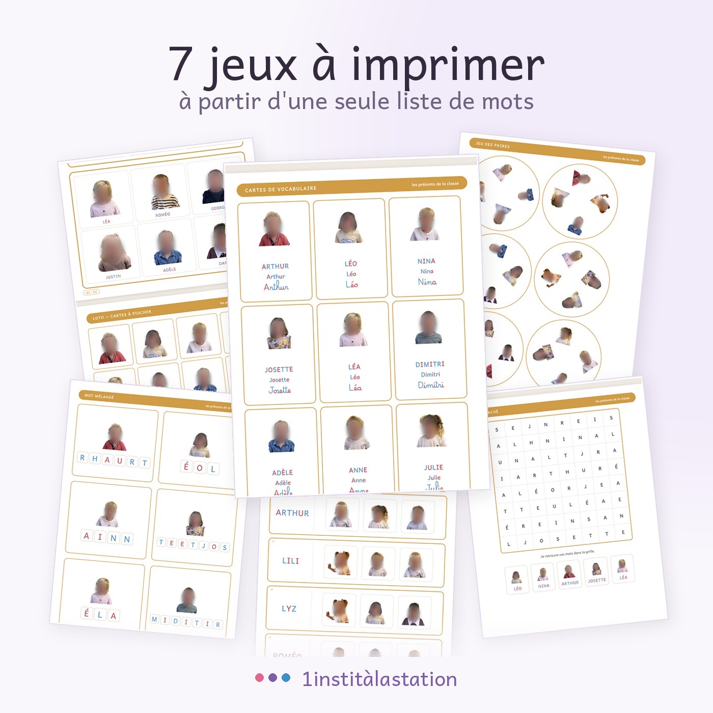 Les sept jeux à imprimer du générateur