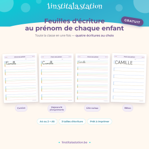 Générateur de feuilles d'écriture prénom
