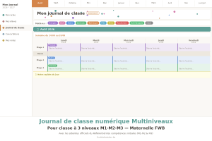 Journal de classe multiniveaux