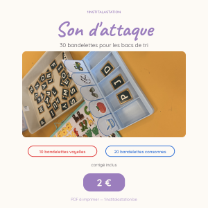 Son d'attaque — 30 bandelettes pour les bacs de tri